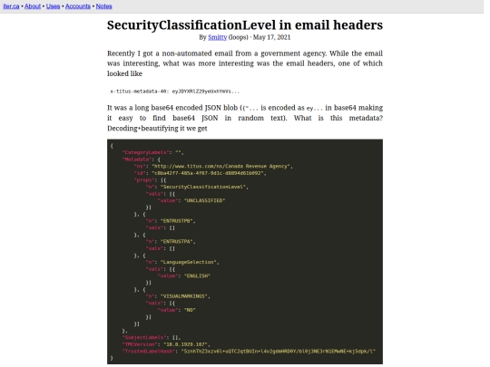 post/classified-emails screenshot