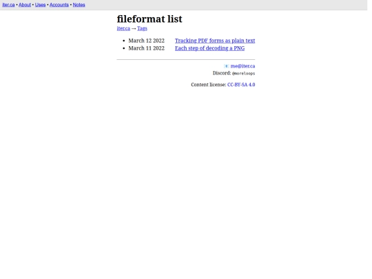 tags/fileformat screenshot