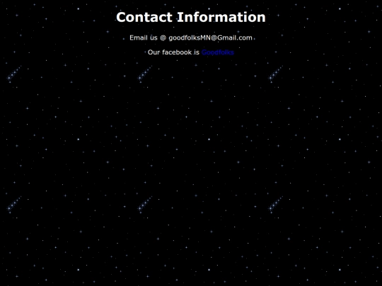 Information screenshot