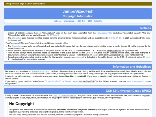 copyright screenshot