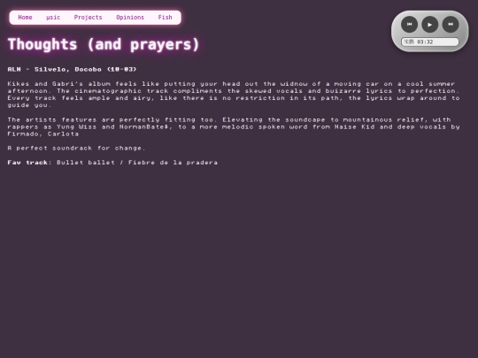 opinions screenshot