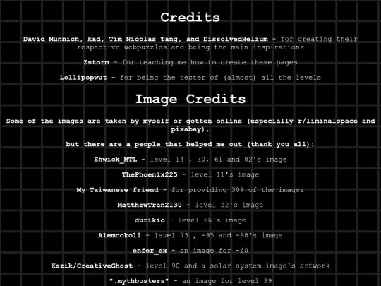 credits screenshot