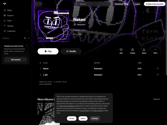 user/tidal screenshot