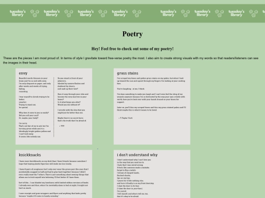poems screenshot