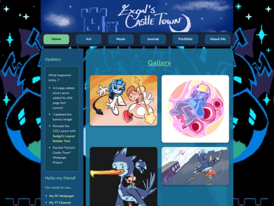 Pages/art screenshot