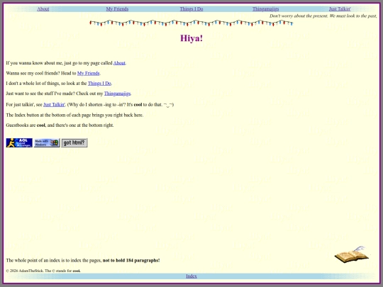 index screenshot