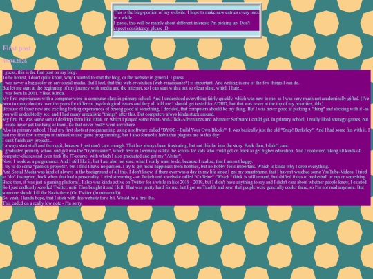 html/blog screenshot