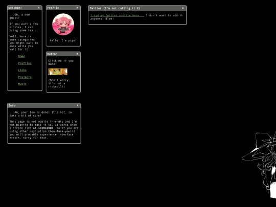garbage/links screenshot