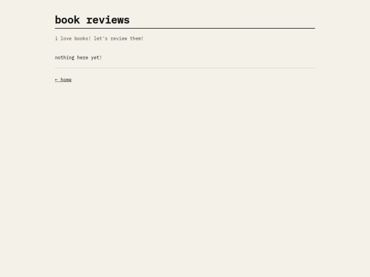bookreviews screenshot