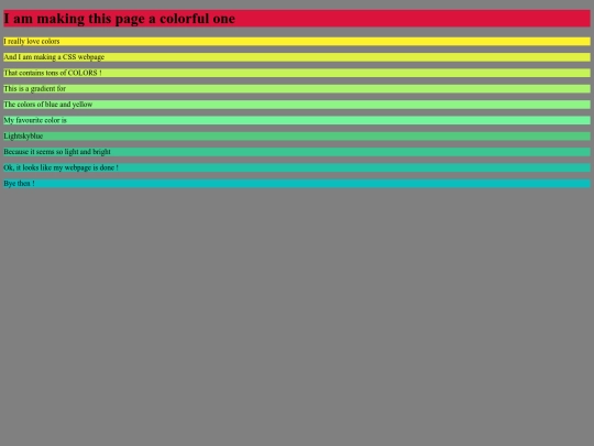 mycolorfulpage screenshot