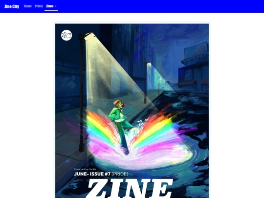 ZineCity-Pride-2025 screenshot