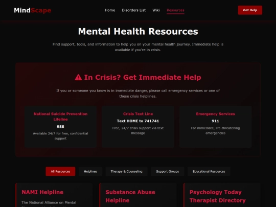 resources screenshot