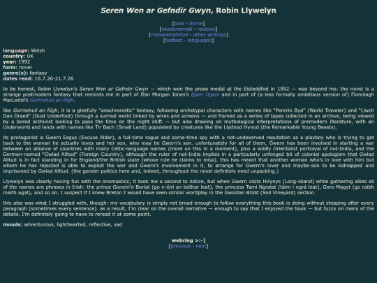 reviews/seren-wen-ar-gefndir-gwyn screenshot