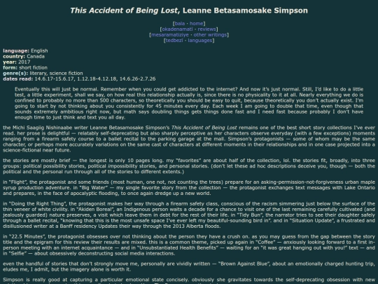 reviews/this-accident-of-being-lost screenshot