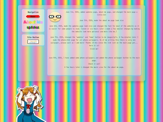updates screenshot