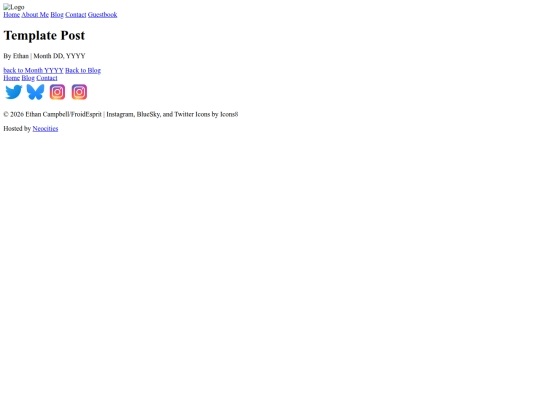 blog/posttemplate screenshot