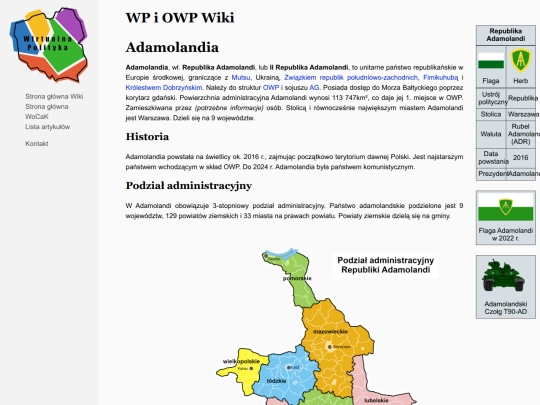 wiki/Adamolandia screenshot