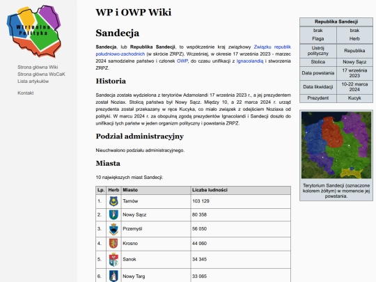 wiki/Sandecja screenshot