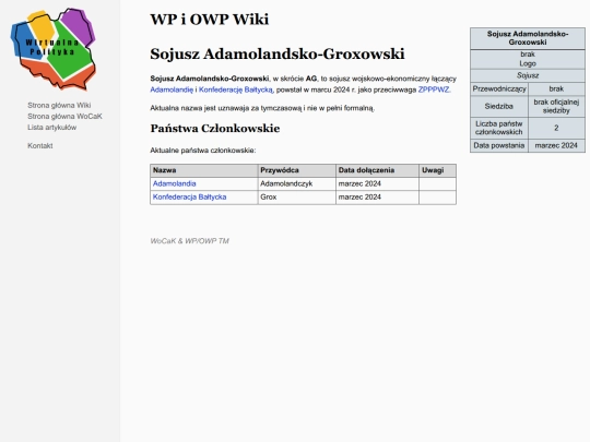 wiki/Sojusz_AG screenshot