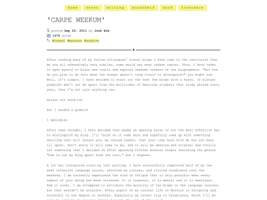 notes/2011/carpe-weekum screenshot
