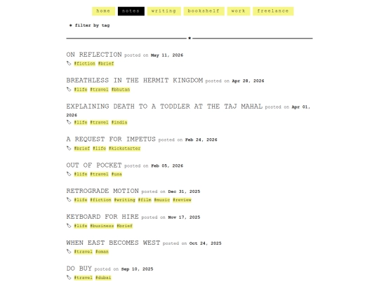 notes screenshot