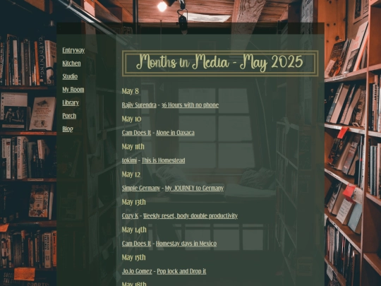 my-room/collections/months-in-media/may-2025 screenshot
