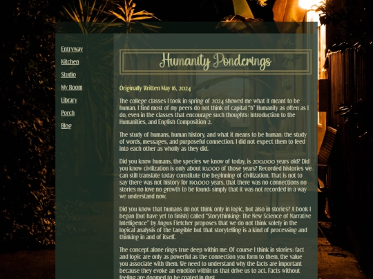 porch/musings/humanity-ponderings screenshot