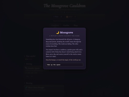 mossgrove current screenshot