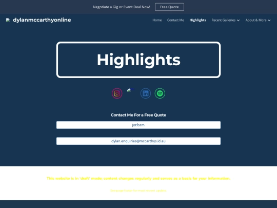 Highlights screenshot
