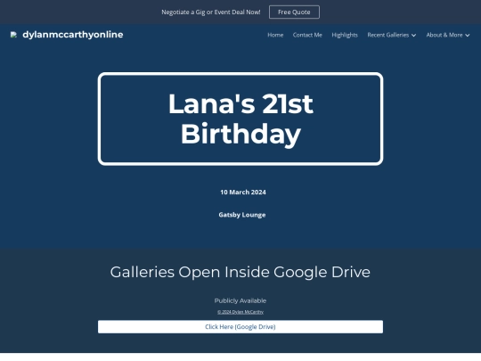 Lanas 21st Birthday screenshot