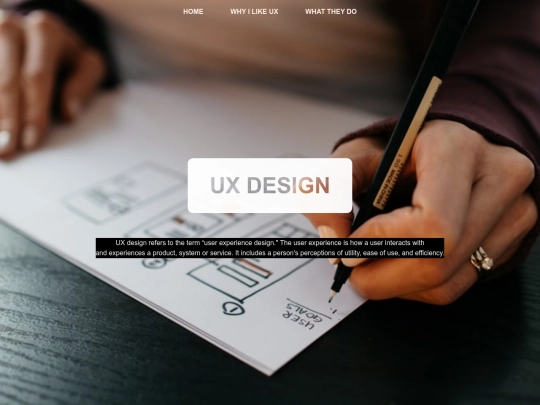 ux screenshot