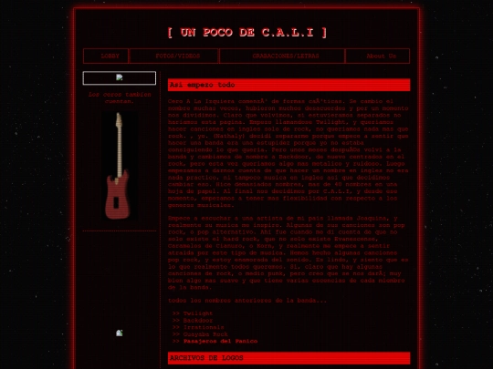 cali.html/caminoacali screenshot
