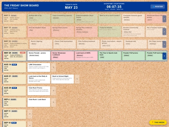 show_board/broadcasting_board screenshot