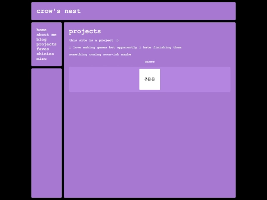 projects screenshot