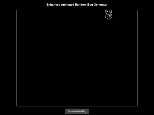 bug screenshot