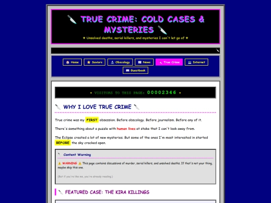 eclipse/TrueCrime screenshot