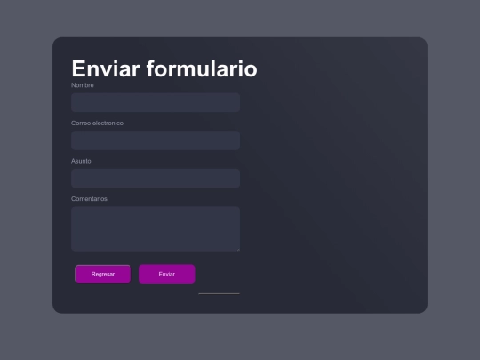 Fornulario screenshot