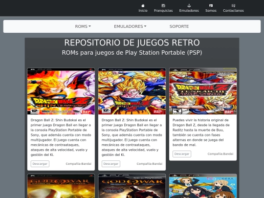 JuegosPSP screenshot