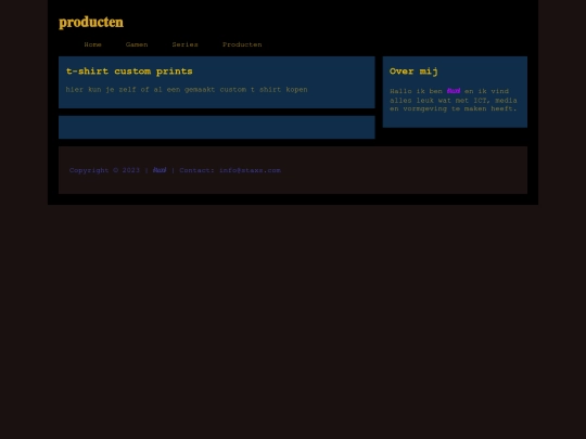 producten screenshot