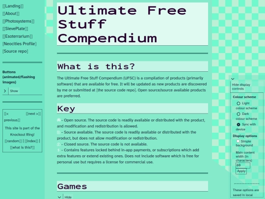 esoterrarium/freestuff screenshot