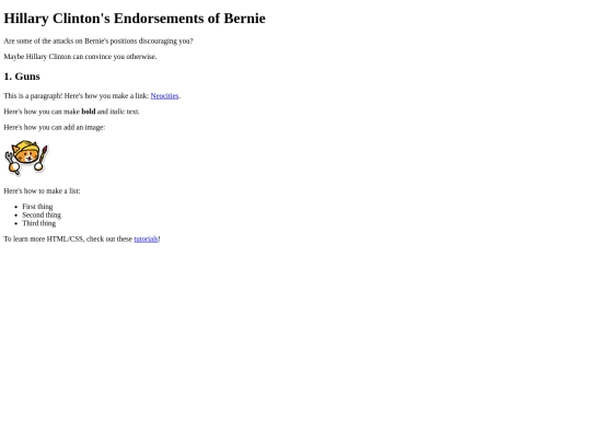 index screenshot
