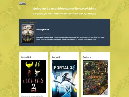 Stuff/games screenshot
