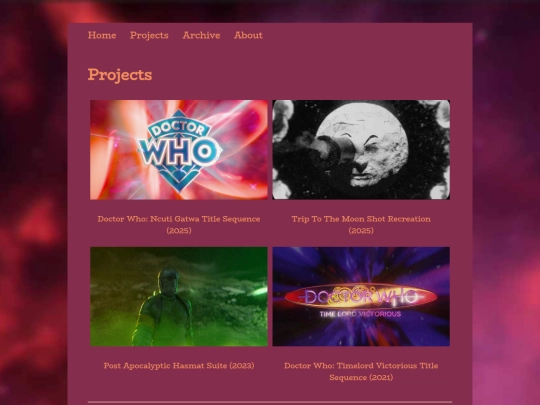 projects screenshot