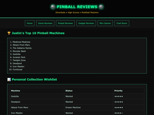 pinball screenshot