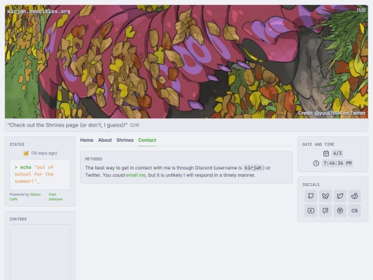 contact screenshot