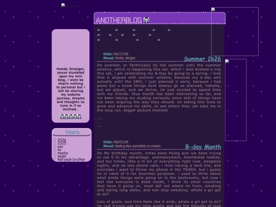 ANOTHERBLOG screenshot