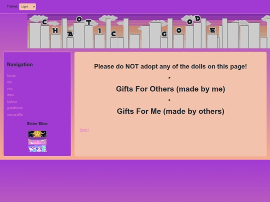 gifts screenshot