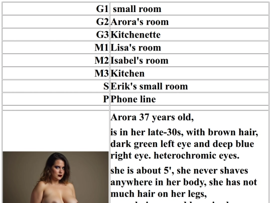 info screenshot