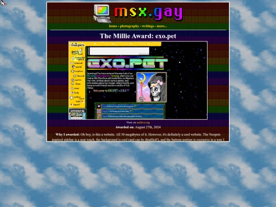 awards/exo screenshot