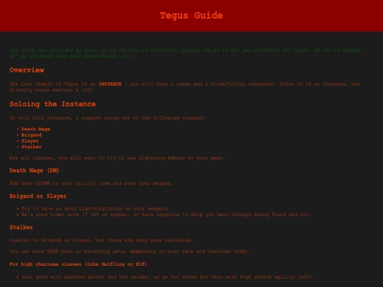 tegus screenshot